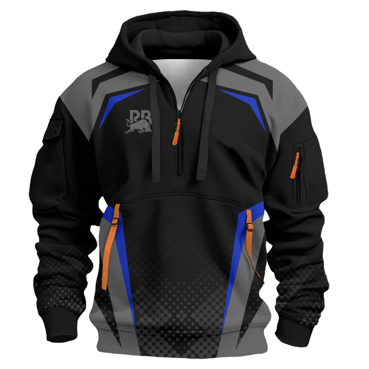 Racing Bulls F1 Teamwear Hoodie Half Zip Unisex Motorsport Apparel BLVA5326A3RCBHDF - Image 2