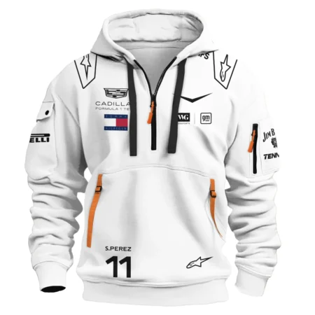 Alternative view of 2026 Sergio Perez Cadillac F1 Team Apparel Hoodie Half Zip BLVA9326SP4HDF