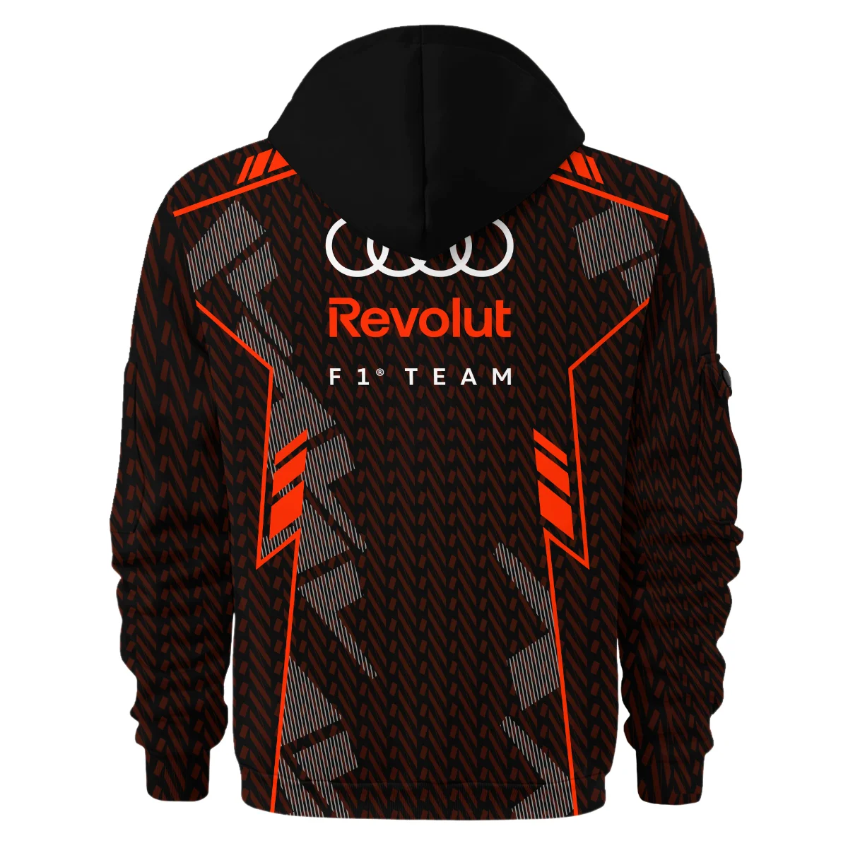 Audi F1 Teamwear Hoodie Half Zip BLVA5326A1AUDIHDF - Image 3