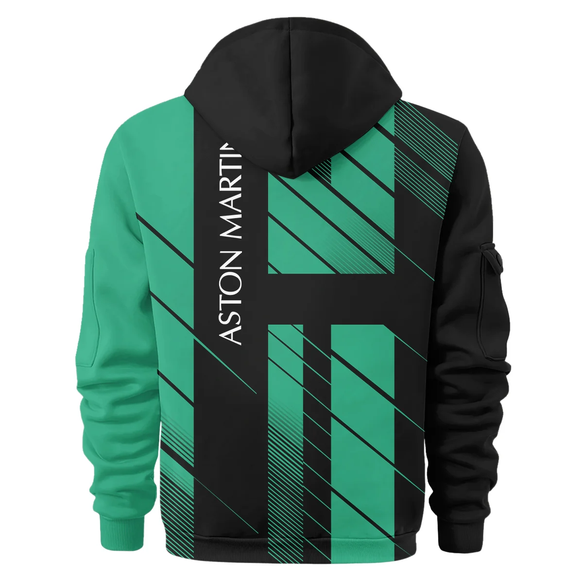 Aston Martin F1 Teamwear Hoodie Half Zip BLVA5326A2AMHDF - Image 3