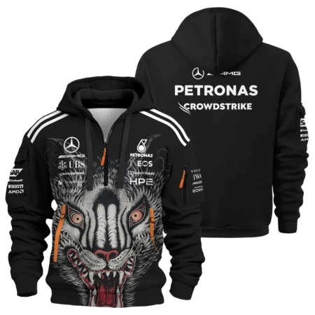 2026 Japan GP Y-3 x Mercedes F1 - Hoodie Half Zip BLMER18326A1HDF