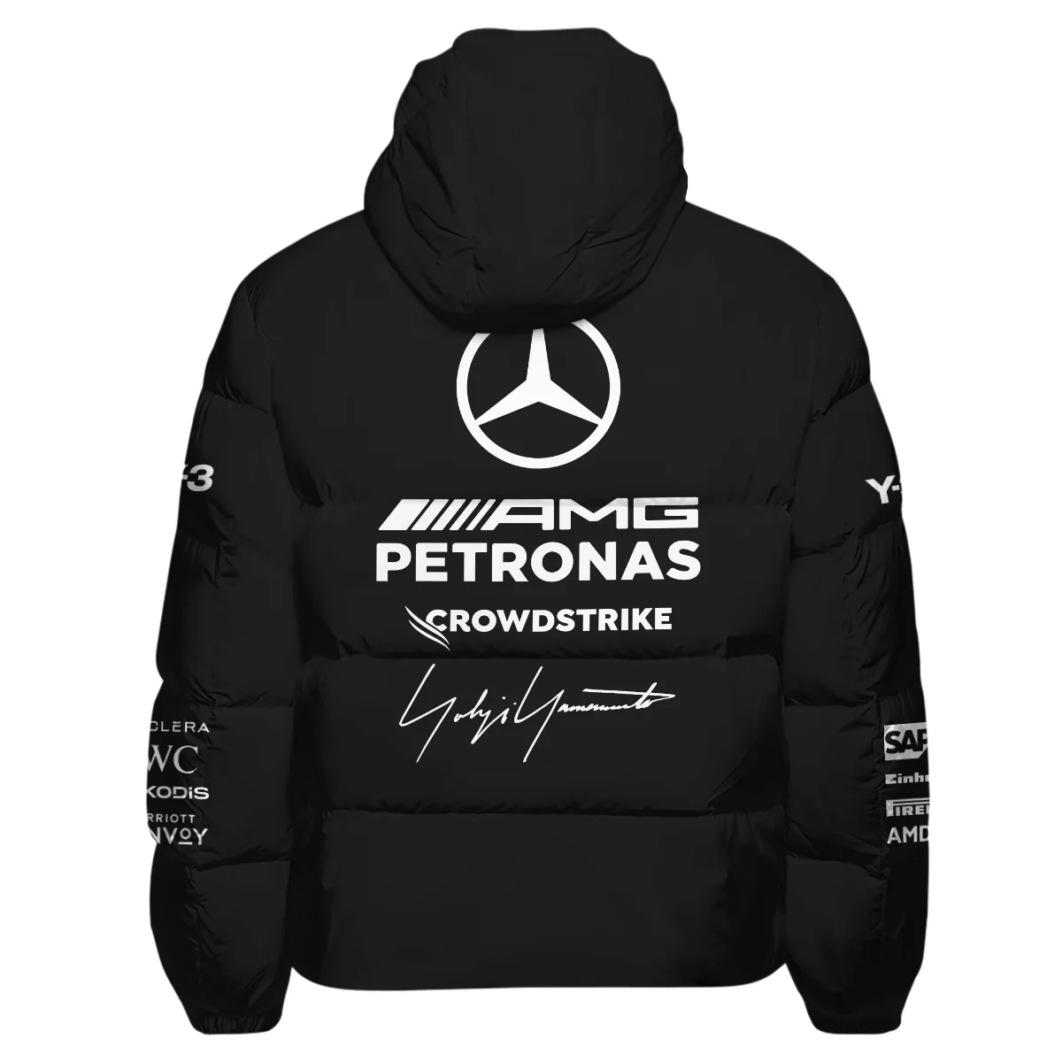 2026 Y-3 x Mercedes F1 Teamwear - Down & Puffer Jackets BLMER18326A3HCJ - Image 3