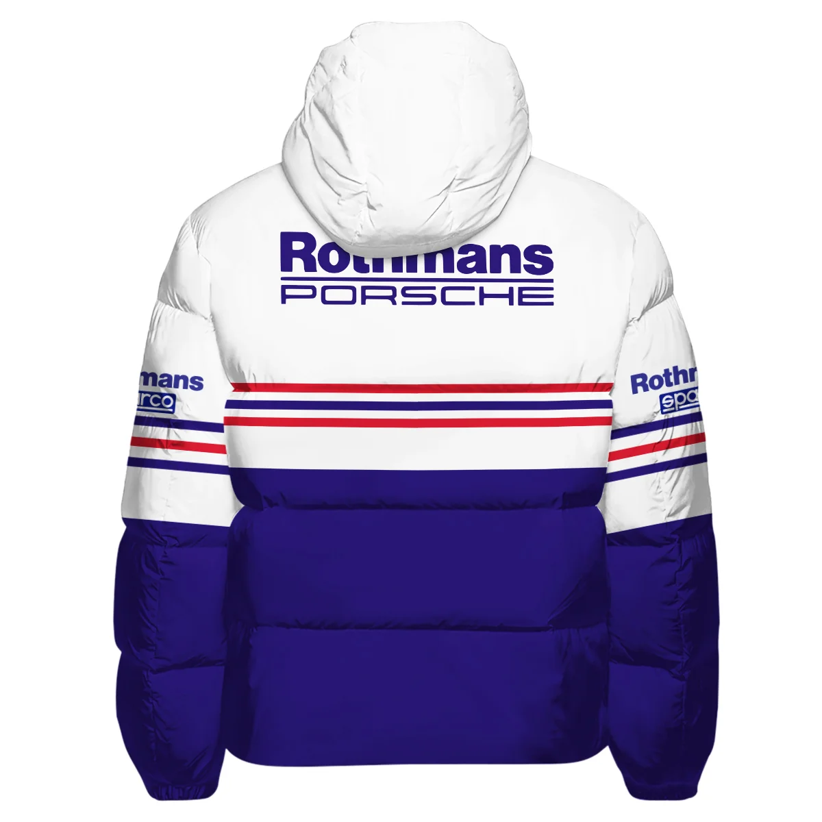 1984 Jack Brabham Rothmans Porsche 962 Down & Puffer Jackets BLVAJB080725A03HCJ - Image 3