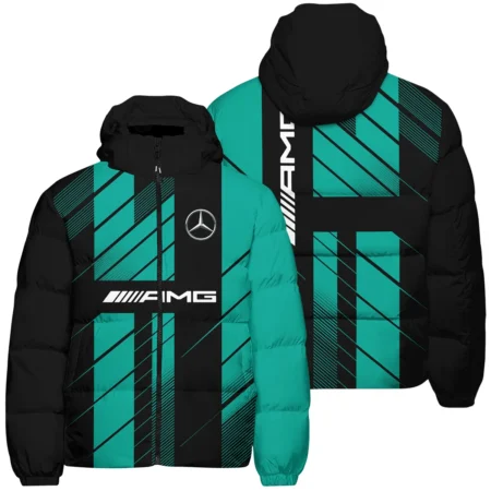 Mercedes F1 Teamwear Down & Puffer Jackets Unisex Motorsport Apparel BLVA5326A2MERHCJ