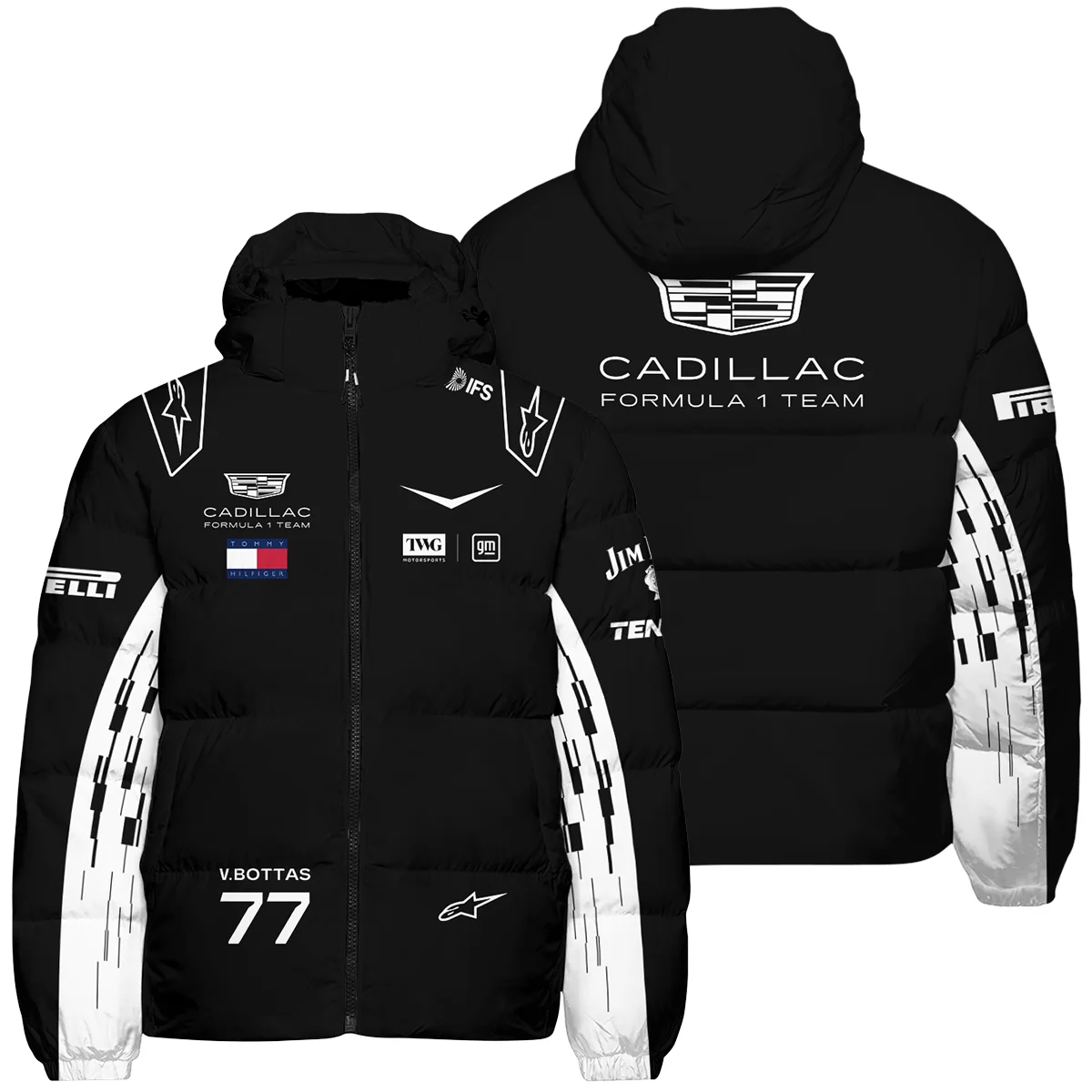 2026 Valtteri Bottas Cadillac F1 Team Apparel Down & Puffer Jackets BLVA9326VB3HCJ