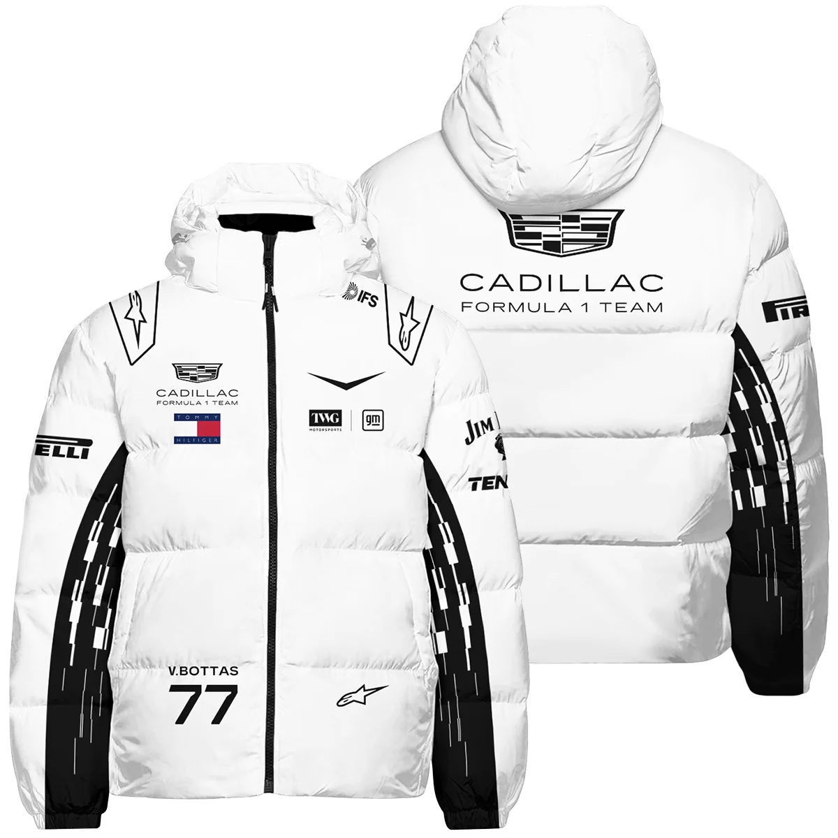 2026 Valtteri Bottas Cadillac F1 Team Apparel Down & Puffer Jackets BLVA9326VB4HCJ
