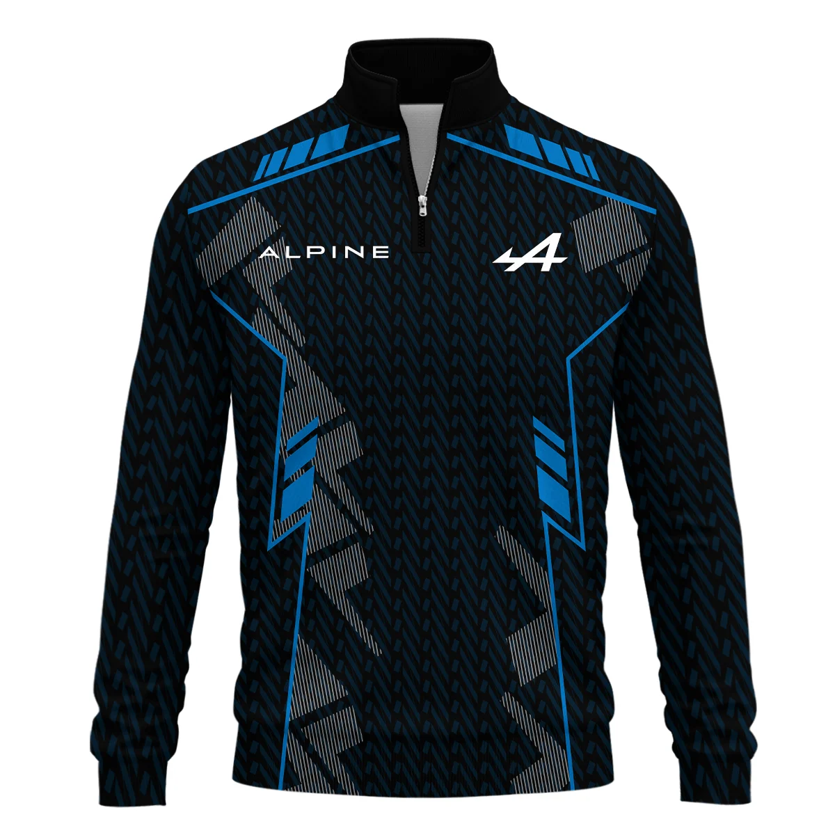 Alpine F1 Teamwear Quarter Zip Sweatshirt BLVA5326A1ALPQZS - Image 2