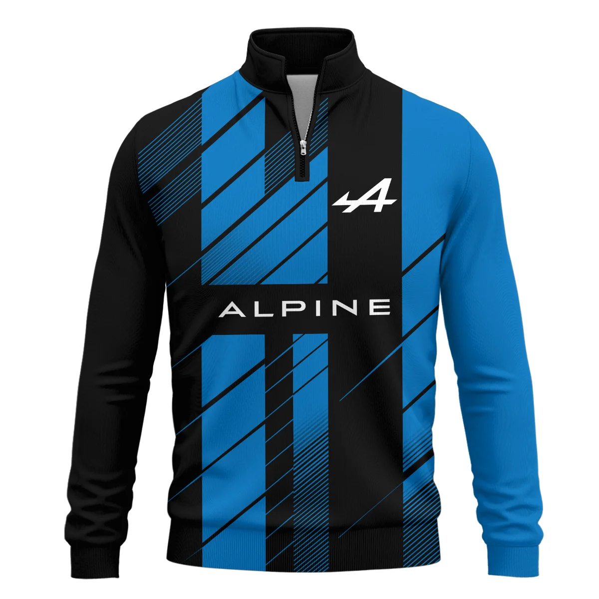 Alpine F1 Teamwear Quarter Zip Sweatshirt BLVA5326A2ALPQZS - Image 2