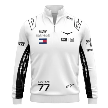 Alternative view of 2026 Valtteri Bottas Cadillac F1 Team Apparel Quarter Zip Sweatshirt BLVA9326VB4QZS
