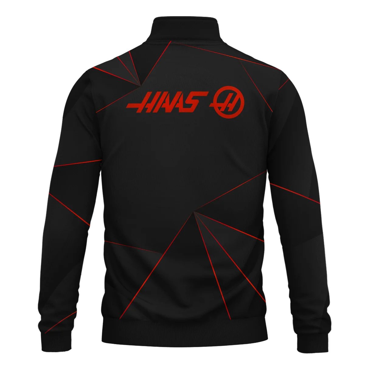 Haas F1 Teamwear Quarter Zip Sweatshirt BL8326A1HAASQZS - Image 3