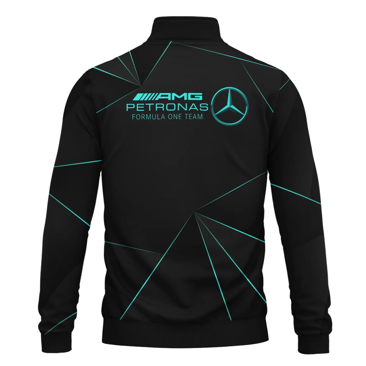 Mercedes F1 Teamwear Quarter Zip Sweatshirt BL8326A1MERQZS - Image 3