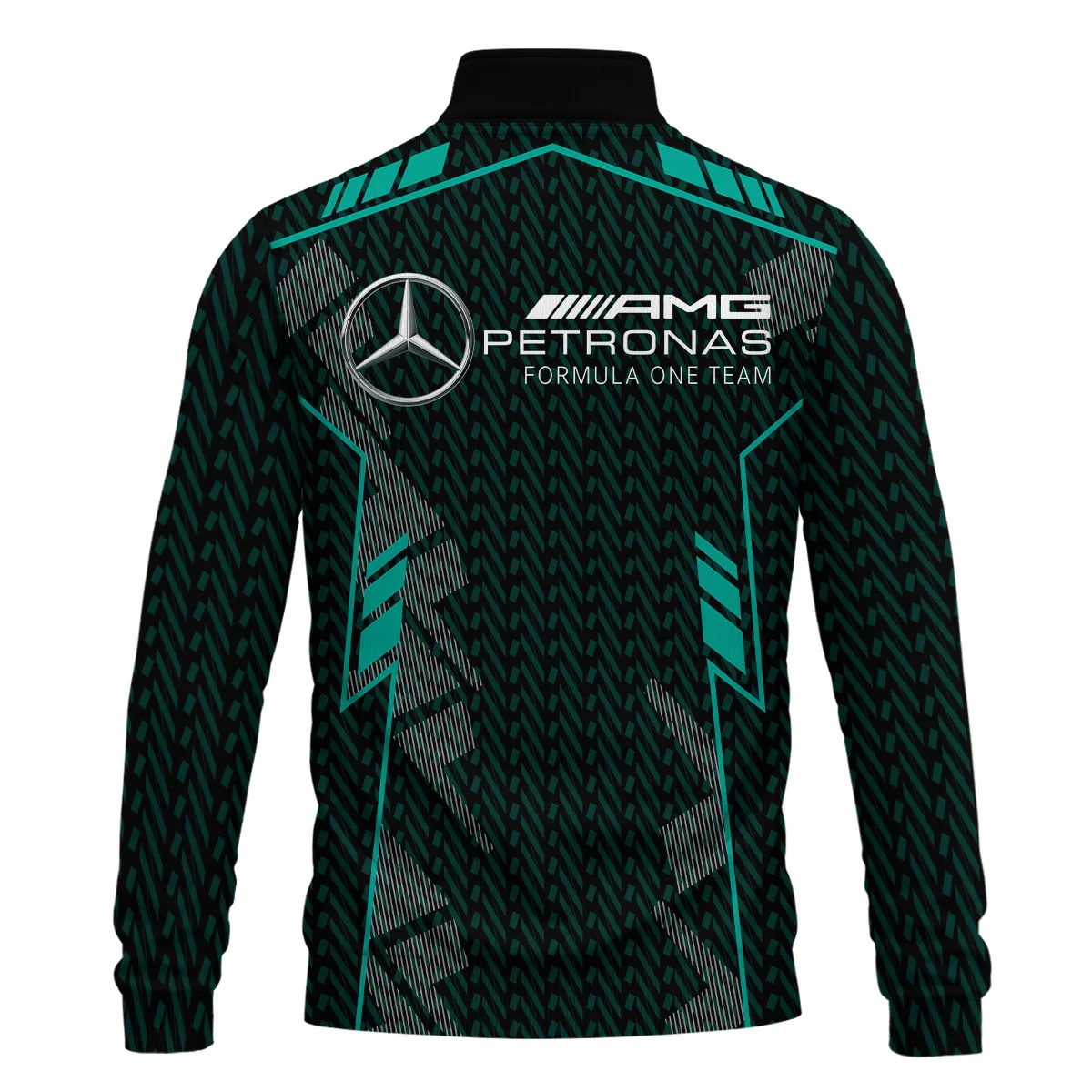 Mercedes F1 Teamwear Quarter Zip Sweatshirt BLVA5326A1MERQZS - Image 3
