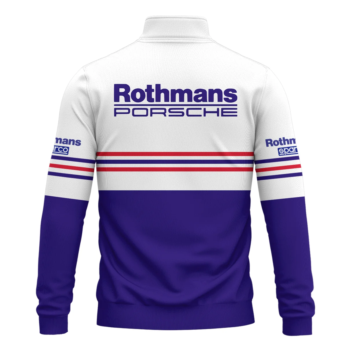 1984 Jack Brabham Rothmans Porsche 962 Quarter-Zip Sweatshirt BLVAJB080725A03QZS - Image 3
