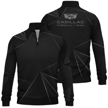 Cadillac F1 Teamwear Quarter Zip Sweatshirt BL8326A1CDLQZS