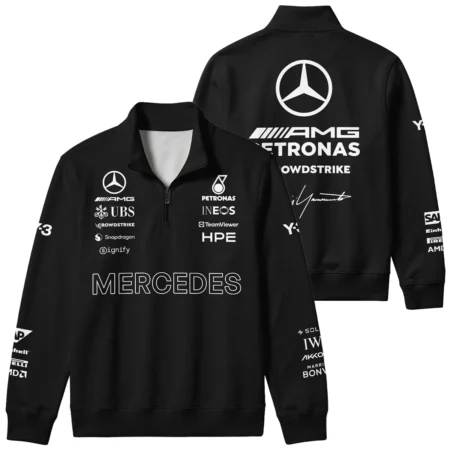 2026 Y-3 x Mercedes F1 Teamwear - Quarter Zip Sweatshirt BLMER18326A3QZS