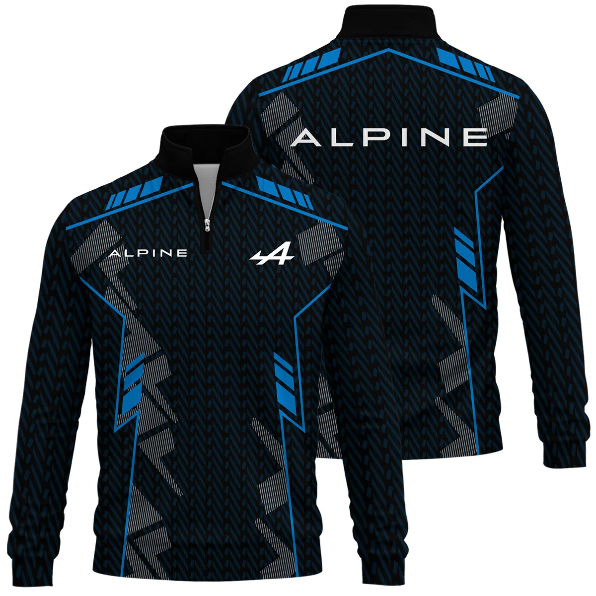 Alpine F1 Teamwear Quarter Zip Sweatshirt BLVA5326A1ALPQZS