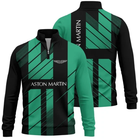 Aston Martin F1 Teamwear Quarter Zip Sweatshirt BLVA5326A2AMQZS