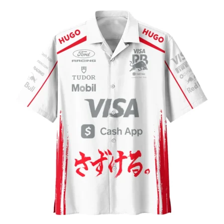 Alternative view of Japan Spring Edition Racing Bulls F1 - Hawaiian Shirt BLVA243RCBHW
