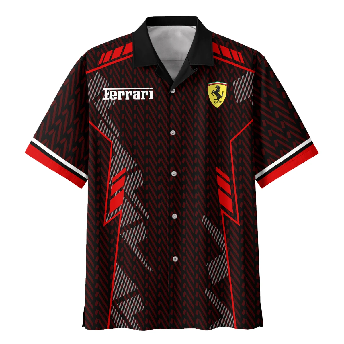 Ferrari F1 Teamwear Hawaiian Shirt BLVA5326A1FRRHW - Image 2