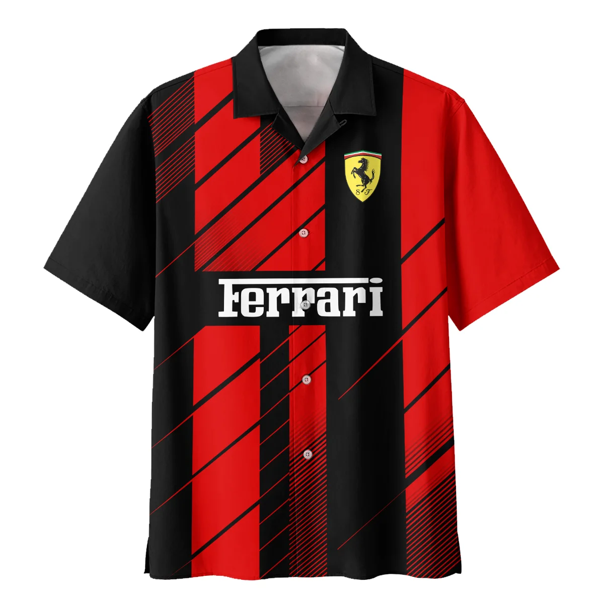 Ferrari F1 Teamwear Hawaiian Shirt Unisex Motorsport Apparel BLVA5326A2FRRHW - Image 2