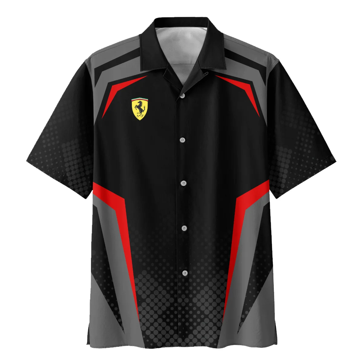 Ferrari F1 Teamwear Hawaiian Shirt BLVA5326A3FRRHW - Image 2