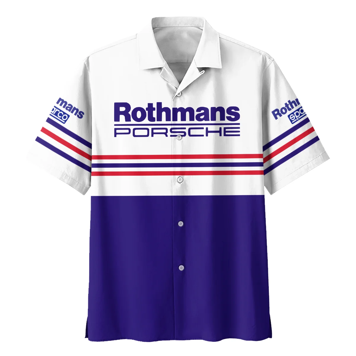 1984 Jack Brabham Rothmans Porsche 962 Hawaiian Shirt BLVAJB080725A03HW - Image 2
