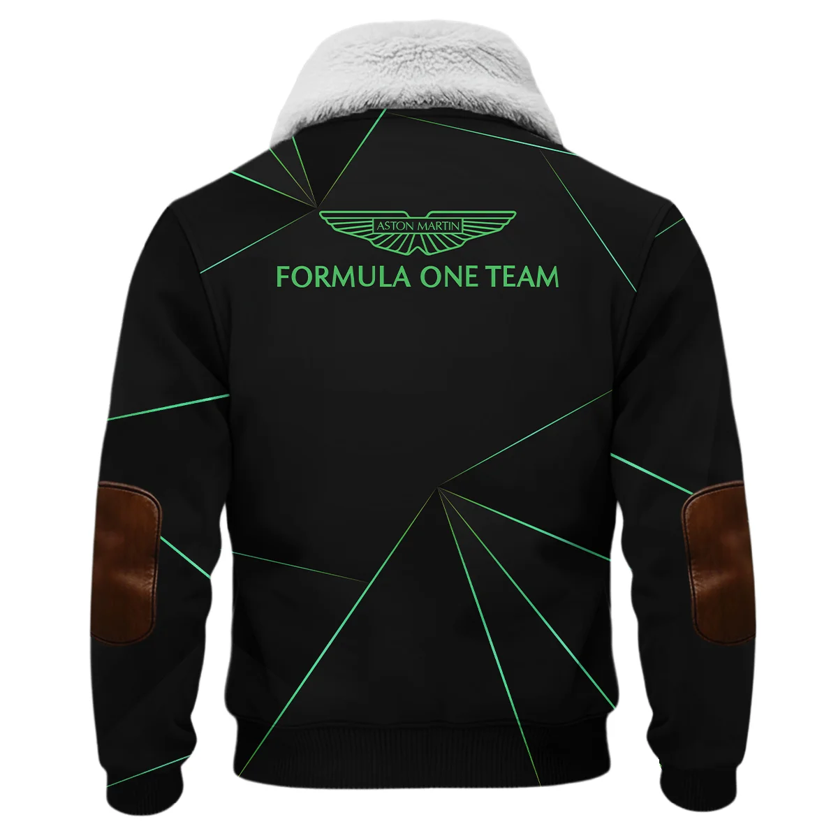 Aston Martin F1 Teamwear Fleece Jacket BL8326A1AMFJ - Image 3