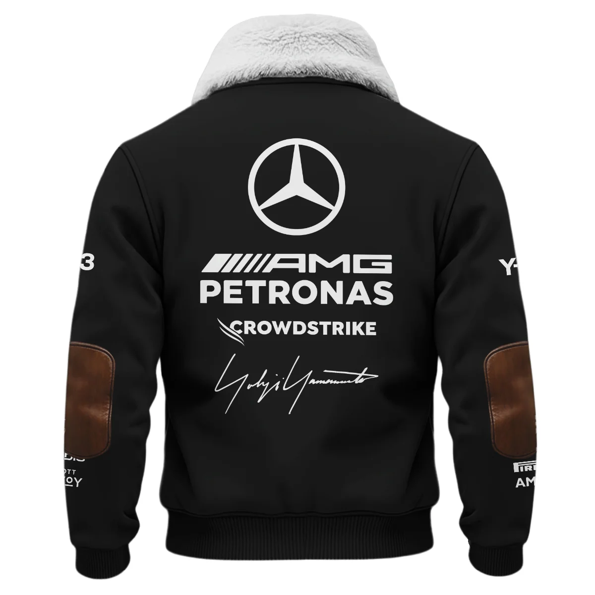 2026 Y-3 x Mercedes F1 Teamwear - Fleece Jacket BLMER18326A3FJ - Image 3