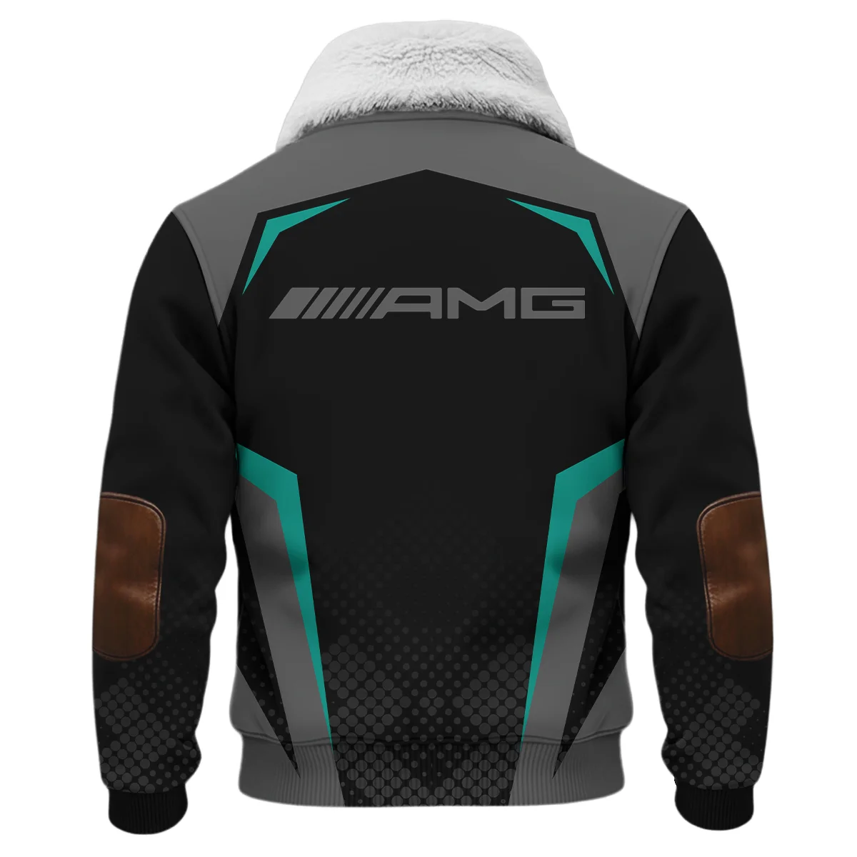 Mercedes F1 Teamwear Fleece Jacket BLVA5326A3MERFJ - Image 3