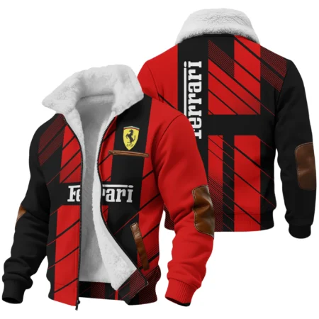 Ferrari F1 Teamwear Fleece Jacket Unisex Motorsport Apparel BLVA5326A2FRRFJ