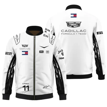 2026 Sergio Perez Cadillac F1 Team Apparel Bomber BLVA9326SP4BB