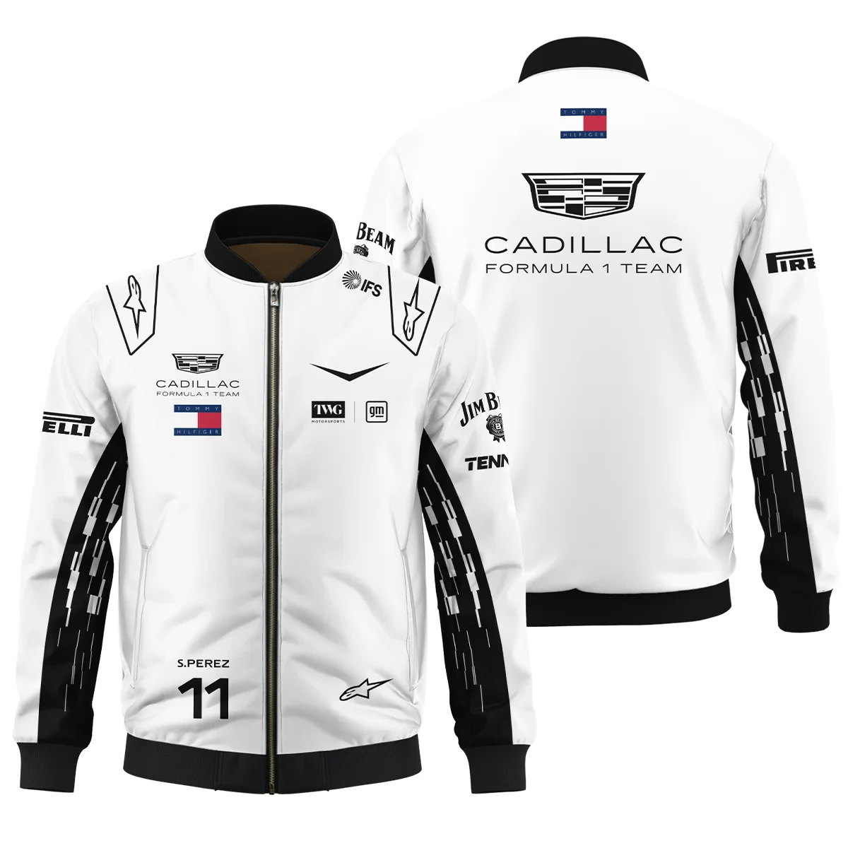 2026 Sergio Perez Cadillac F1 Team Apparel Bomber BLVA9326SP4BB