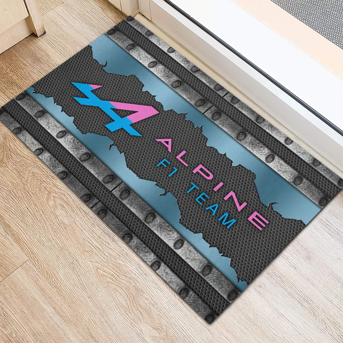 Alpine F1 Rubber Base Doormat - All Over Print BLF1139A5ALP - Image 3
