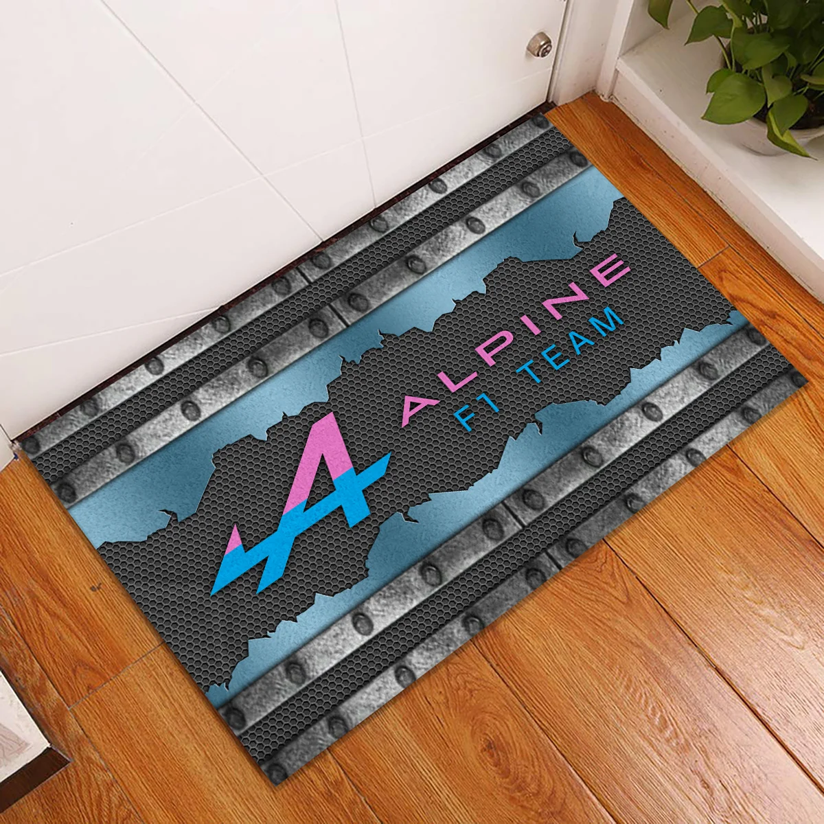 Alpine F1 Rubber Base Doormat - All Over Print BLF1139A5ALP - Image 2