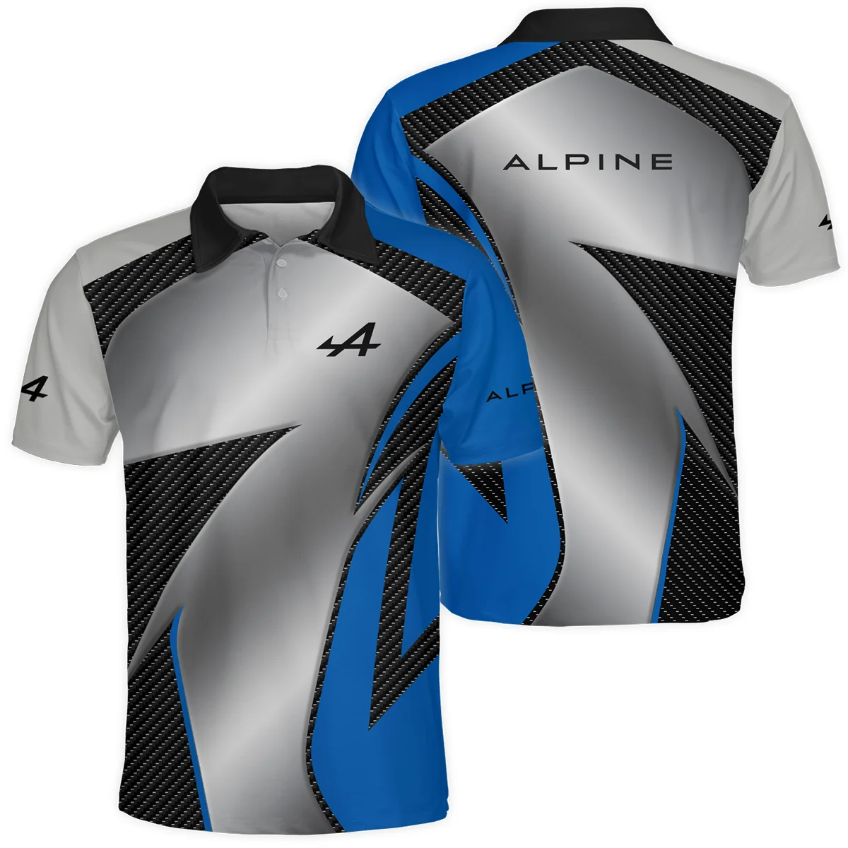 Alpine F1 Team For Fans - Polo Shirt Unisex Motorsport Apparel BLVAF1031225A2ALPPL