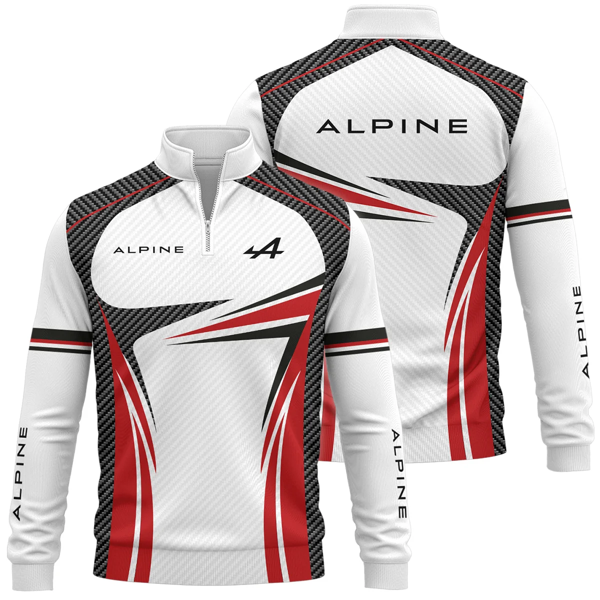 Alpine F1 Team For Fans - Quarter Zip Sweatshirt Unisex Motorsport Apparel BLVAF1031225A1ALPQZS