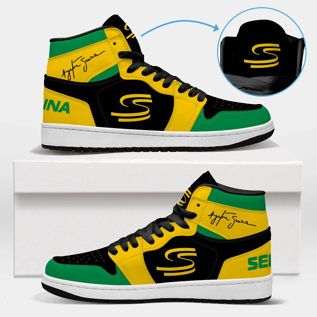 AS12 Custom Shoes Logo Air Jordan 1 High BLSN19725A1 - Style 1