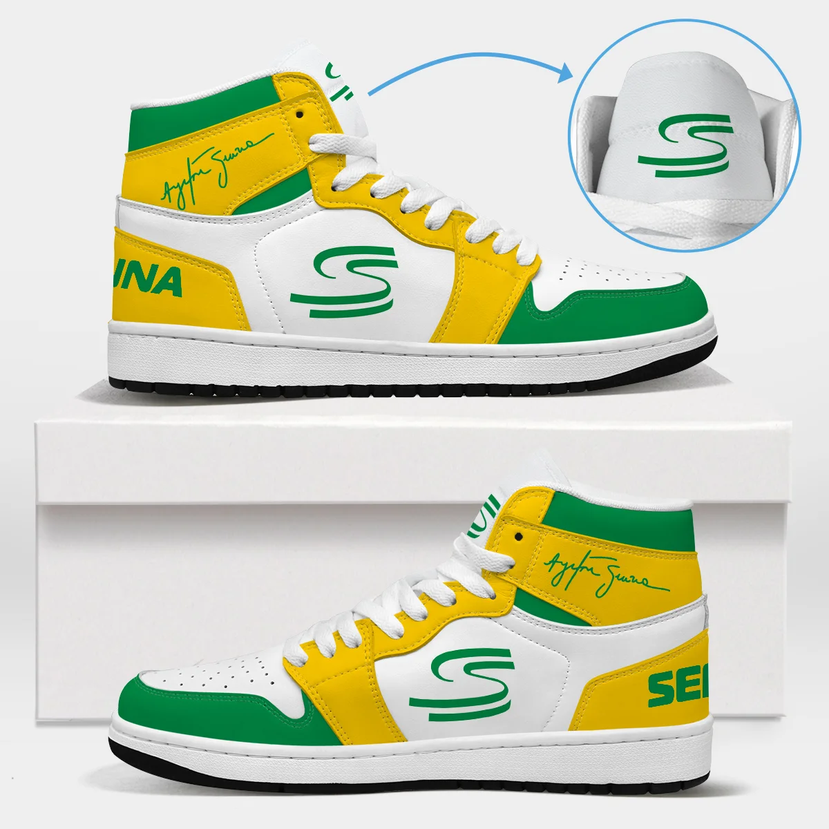 AS12 Custom Shoes Logo Air Jordan 1 High BLSN19725A2 - Style 2