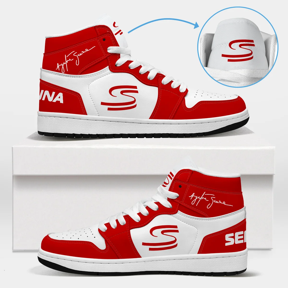 AS12 Custom Shoes Logo Air Jordan 1 High BLSN19725A5 - Style 5