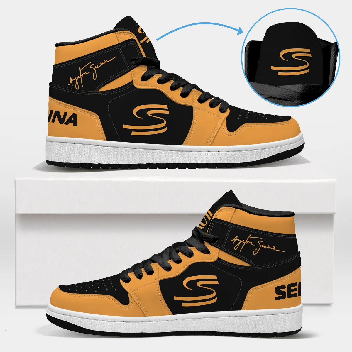 AS12 Custom Shoes Logo Air Jordan 1 High BLSN19725A6 - Style 6