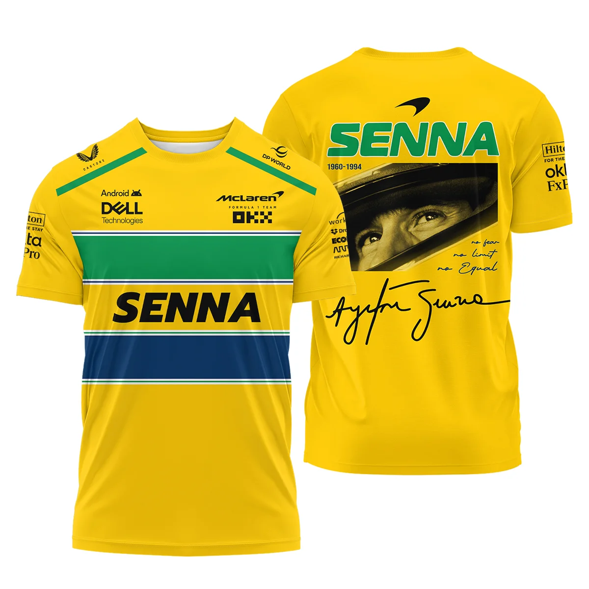 Ayrton Senna McLaren Formula One T-Shirt Unisex Motorsport Apparel BLF1190525A2TS