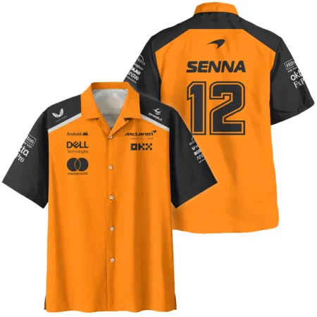 Ayrton Senna The Racing Legend McLaren F1 Hawaiian Shirt Unisex Motorsport Apparel BLF16625A2HW