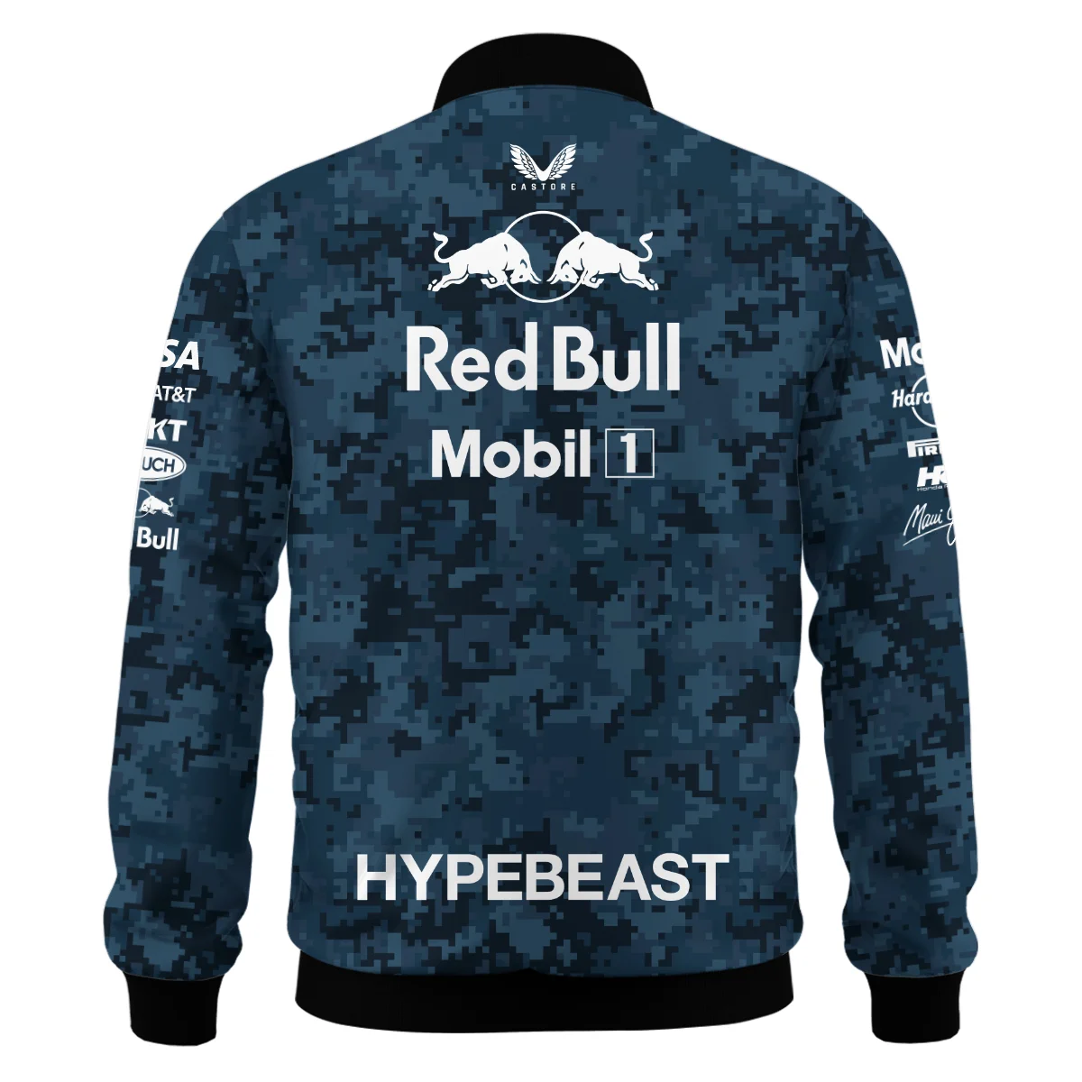 Camo Pattern Red Bull Racing x Hypebeast Replica Bomber BLRBR11025A1BB - Image 3
