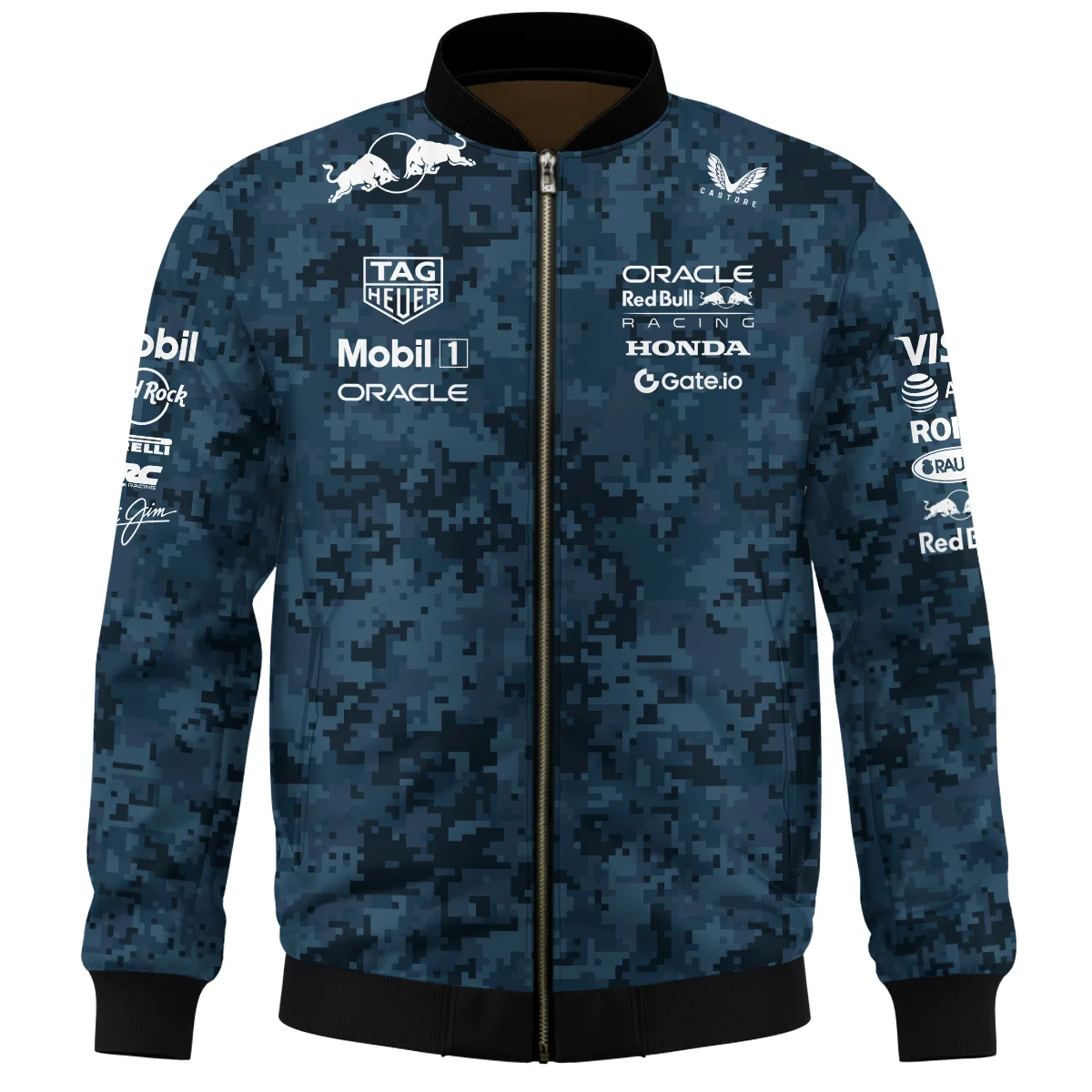 Camo Pattern Red Bull Racing x Hypebeast Replica Bomber BLRBR11025A1BB - Image 2
