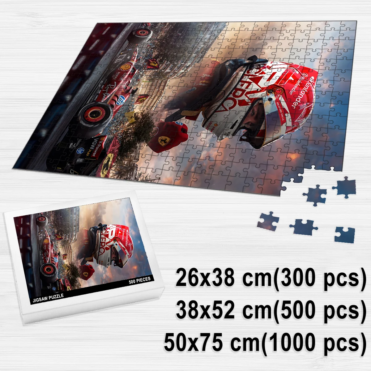 Alternative view of Charles Leclerc - Jigsaw Puzzle Game For F1 Fans BLF1PZ22