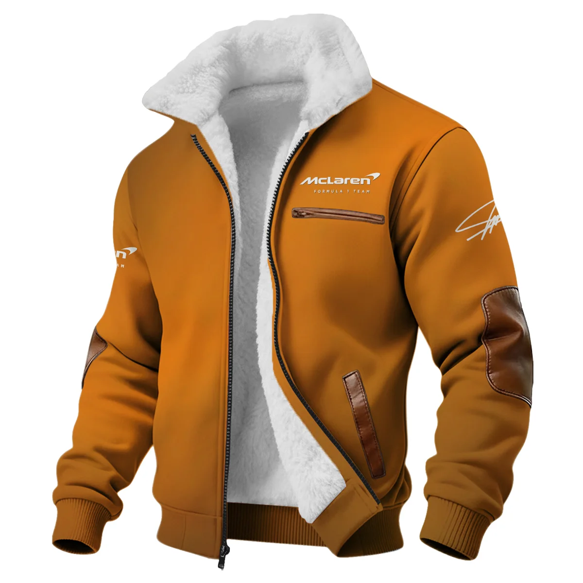 F1 Drivers' Championship 2025 Lando Norris McLaren F1 Team Fleece Jacket BLNRWDCA10FJ - Image 2