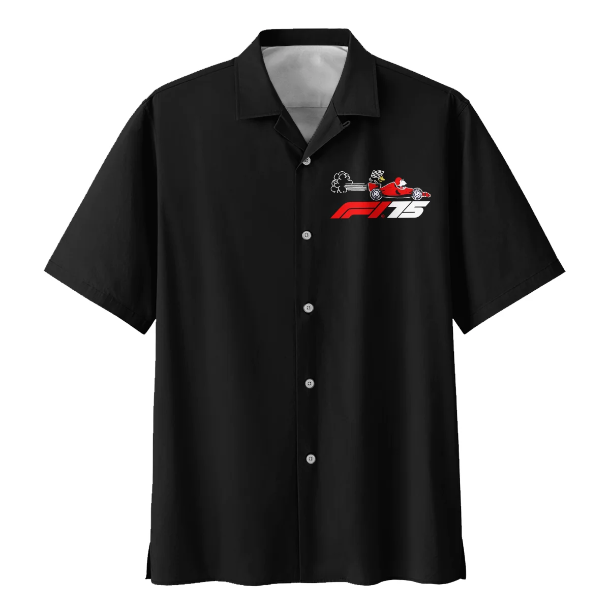 F1 x Snoopy Peanuts Pit Crew Hawaiian Shirt BLF112925A2HW - Image 2