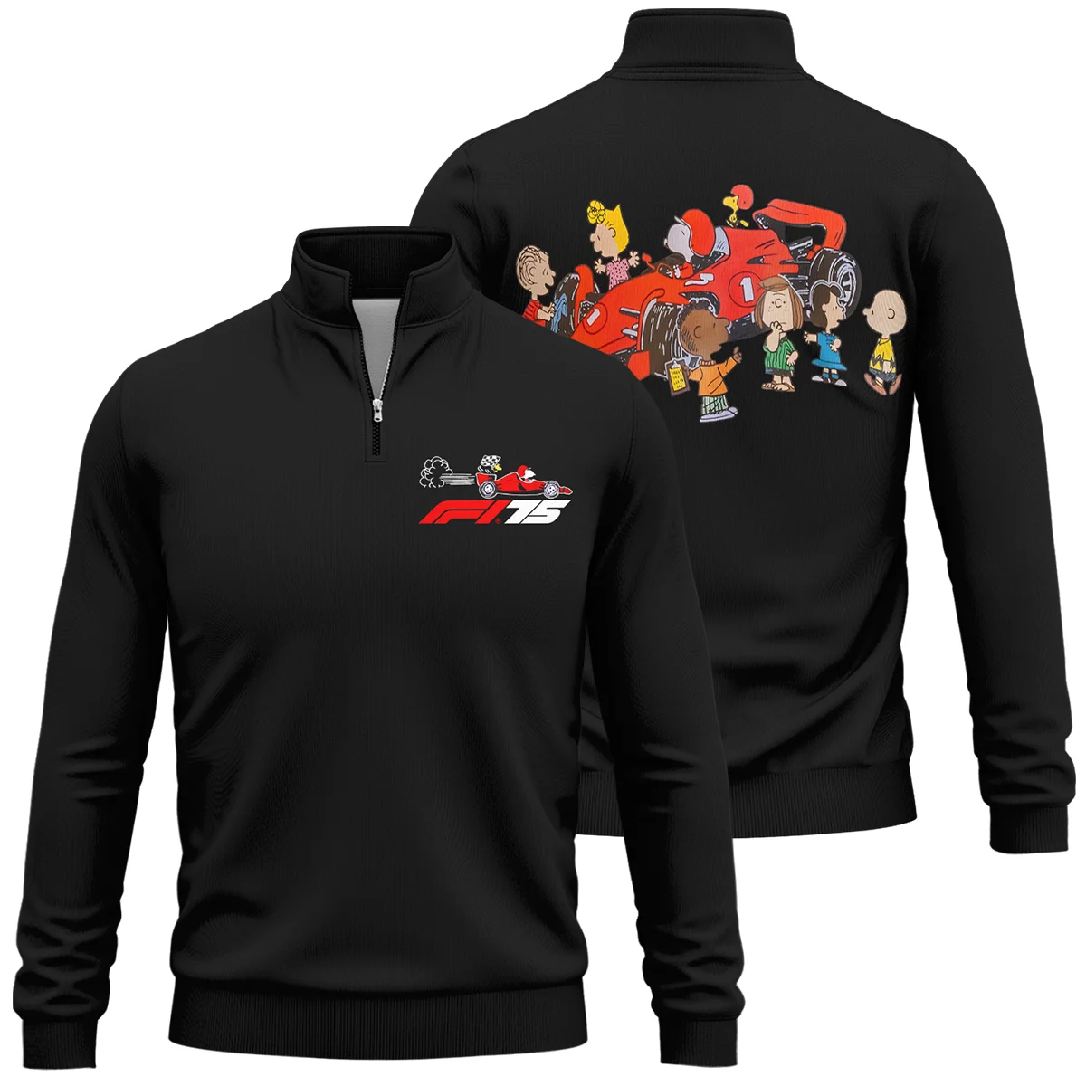 F1 x Snoopy Peanuts Pit Crew Quarter-Zip Sweatshirt BLF112925A2QZS
