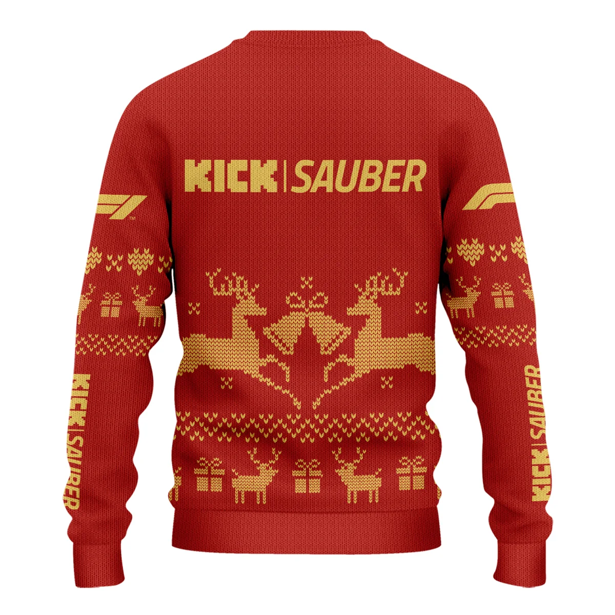 Festive Christmas Kick Sauber Formula 1 - Ugly Sweater BLVAF1220925A6KS - Image 3