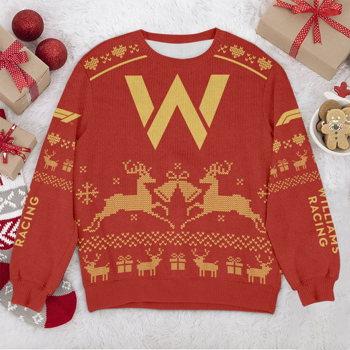 Festive Christmas Williams Formula 1 - Ugly Sweater BLVAF1220925A6WIL - Image 4